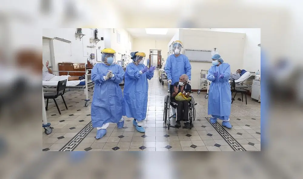 En la foto: Valerio Santa Cruz Fernández, el cajamarquino de 90 años que venció a la enfermedad. Foto: Ministerio de Salud. En la foto: Valerio Santa Cruz Fernández, el cajamarquino de 90 años que venció a la enfermedad. Foto: Ministerio de Salud.