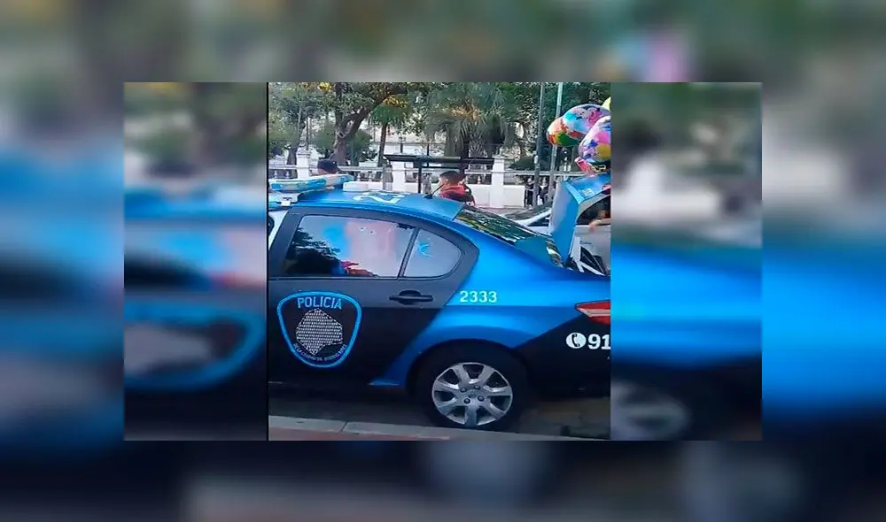 Ciudadanos argentinos tomaron fotografías de la sorprendente detención. Foto: Twitter Ciudadanos argentinos tomaron fotografías de la sorprendente detención. Foto: Twitter