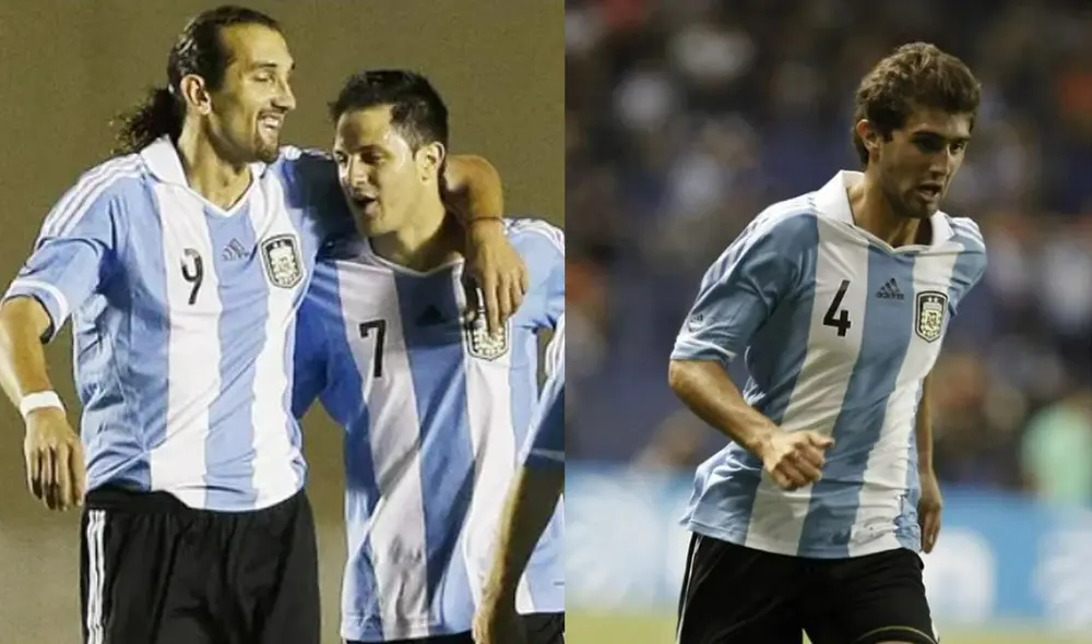 Hernán Barcos y Gino Peruzzi fueron parte de la selección Argentina en el 2012. Foto: composición LR/ El Gráfico