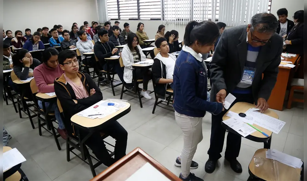 Según informó la San Marcos, la prueba comenzó a las 10:00 a.m. y terminará a las 1:00 p.m. (Foto: Mauricio Malca) Según informó la San Marcos, la prueba comenzó a las 10:00 a.m. y terminará a las 1:00 p.m. (Foto: Mauricio Malca)
