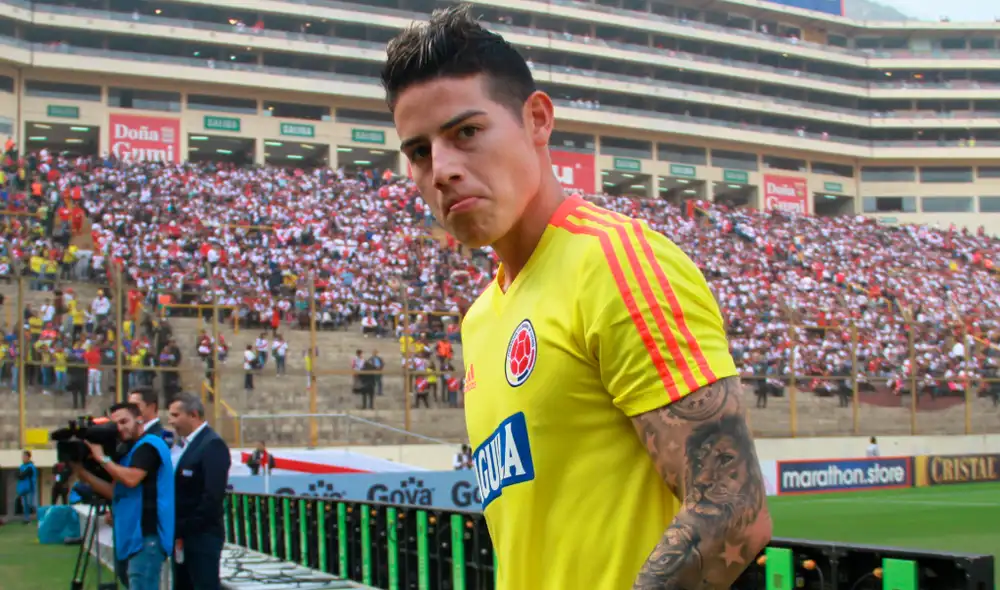 James Rodríguez se lesionó en una de sus rodillas y no jugará el amistoso entre Perú y Colombia. | Foto: GLR James Rodríguez se lesionó en una de sus rodillas y no jugará el amistoso entre Perú y Colombia. | Foto: GLR