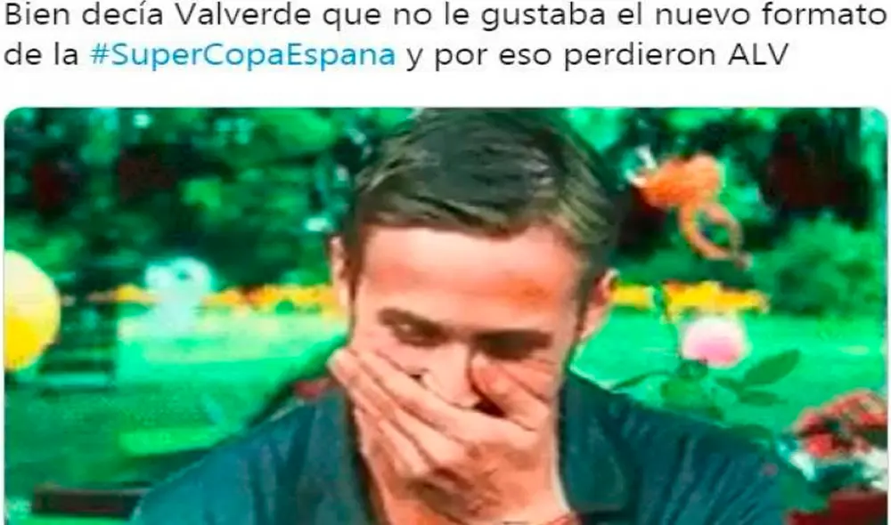 Hilarantes imágenes de la derrota del Barcelona ante Atlético Madrid en la Supercopa [GALERIA]