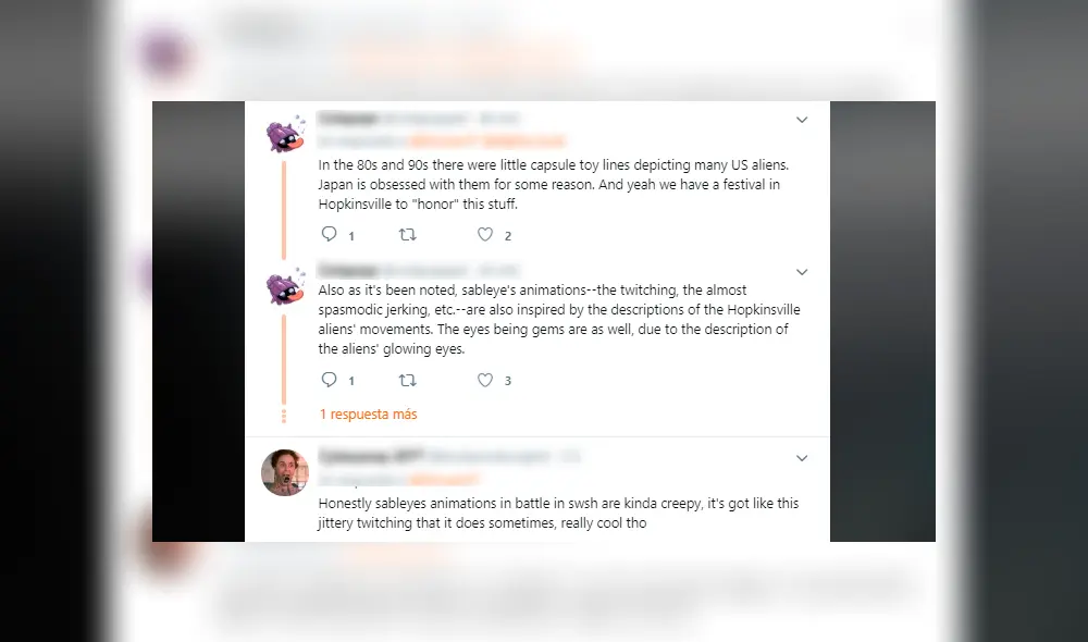 En redes sociales, fans discutieron sobre el hecho y su relación con Sableye. En redes sociales, fans discutieron sobre el hecho y su relación con Sableye.