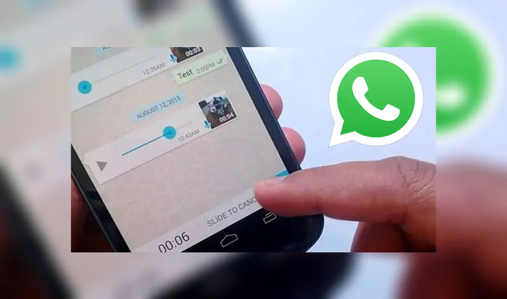 Desliza para ver cómo pasar un audio de WhatsApp a texto. Foto: Androide Libre.