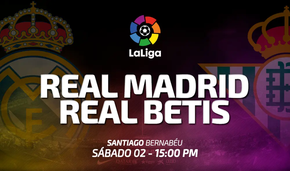 Real Madrid recibe al Real Betis por la Liga Santander.