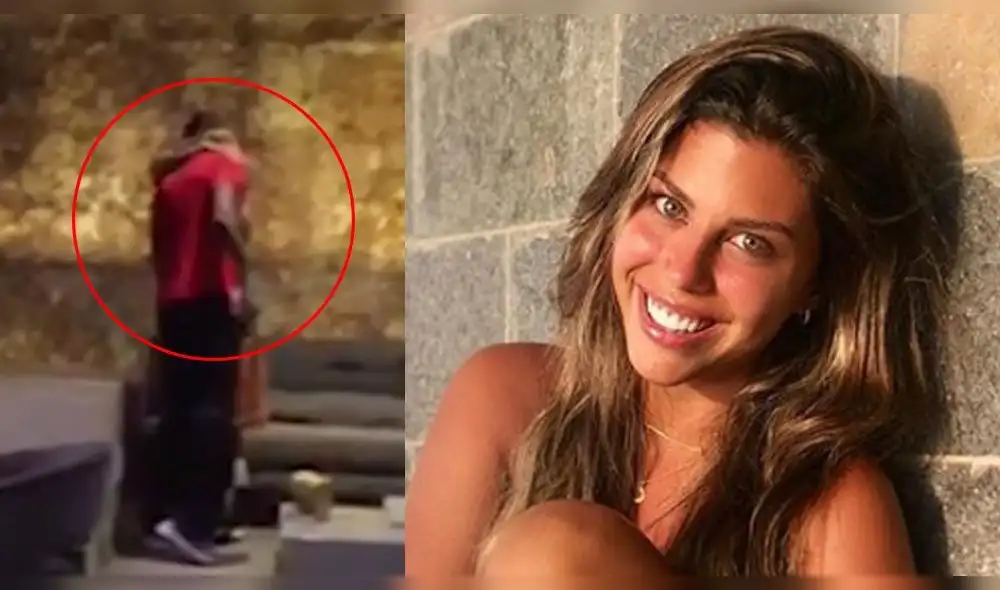 Alondra García Miró y Paolo Guerrero en romántica escena dentro de hotel