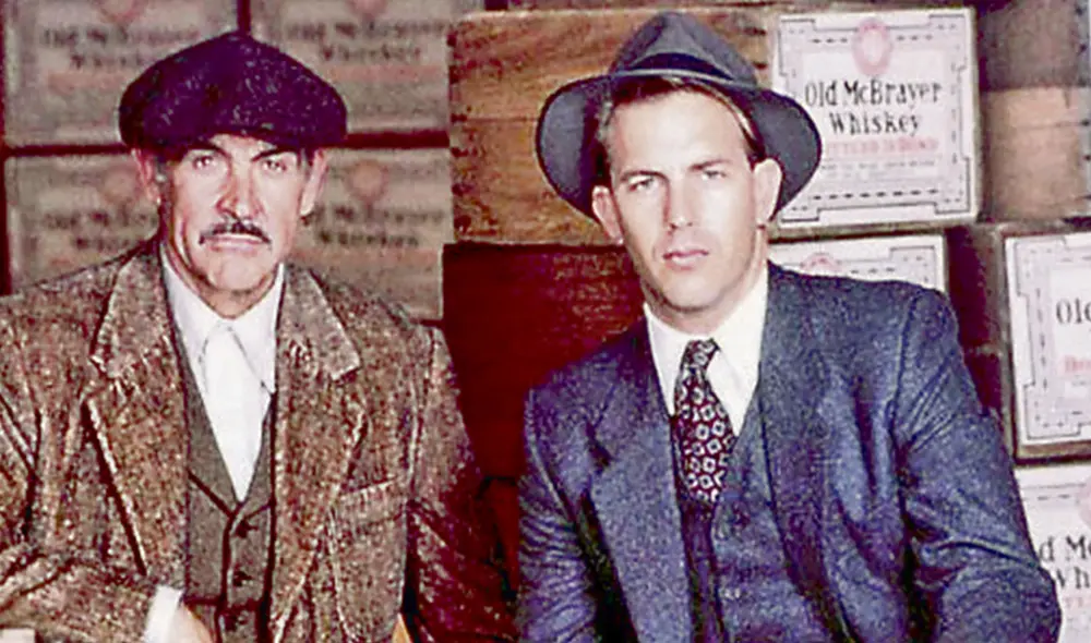 Los intocables Junto a Kevin Costner. Foto: Difusión