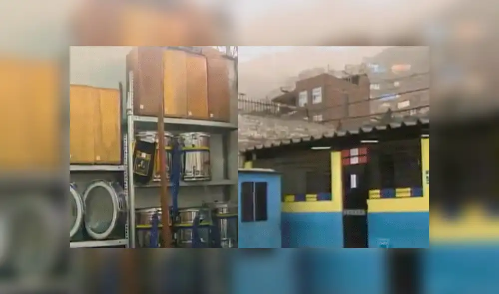 El Agustino: ingresan por el techo de colegio y roban instrumentos musicales [VIDEO]