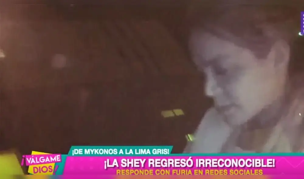 Sheyla Rojas sufre transformación en su rostro tras viaje con millonario Sheyla Rojas sufre transformación en su rostro tras viaje con millonario