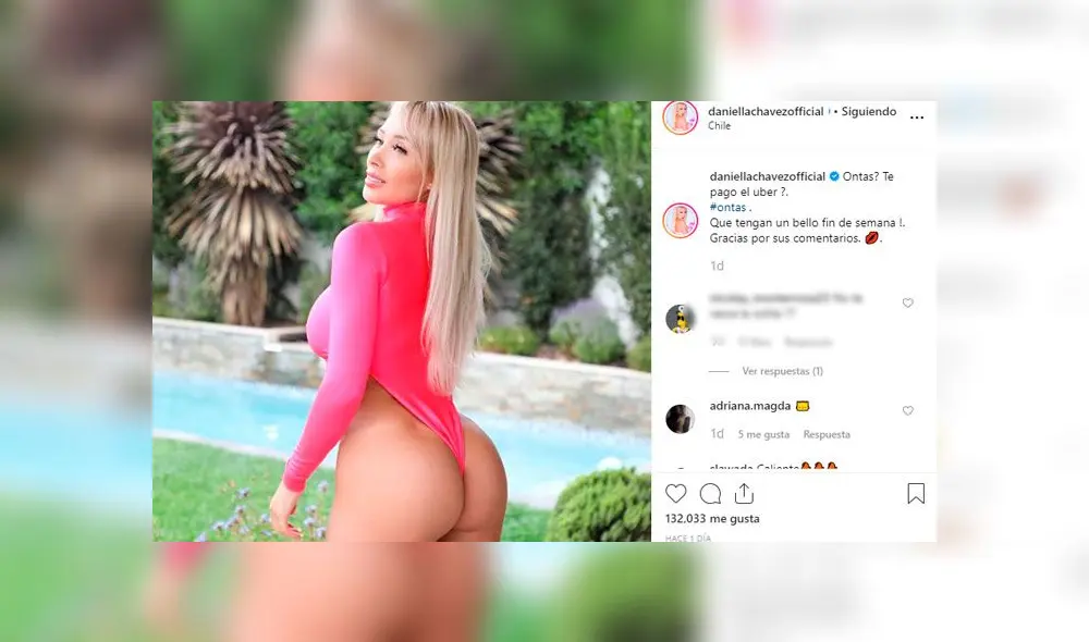 Daniella Chávez se suma al “On tas?” con sugerentes fotografías [VIDEO]