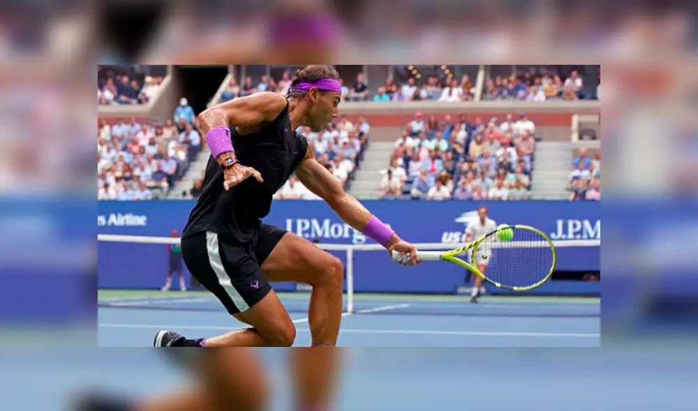 Nadal dio una exhibición de tenis en Nueva York. Créditos: AFP