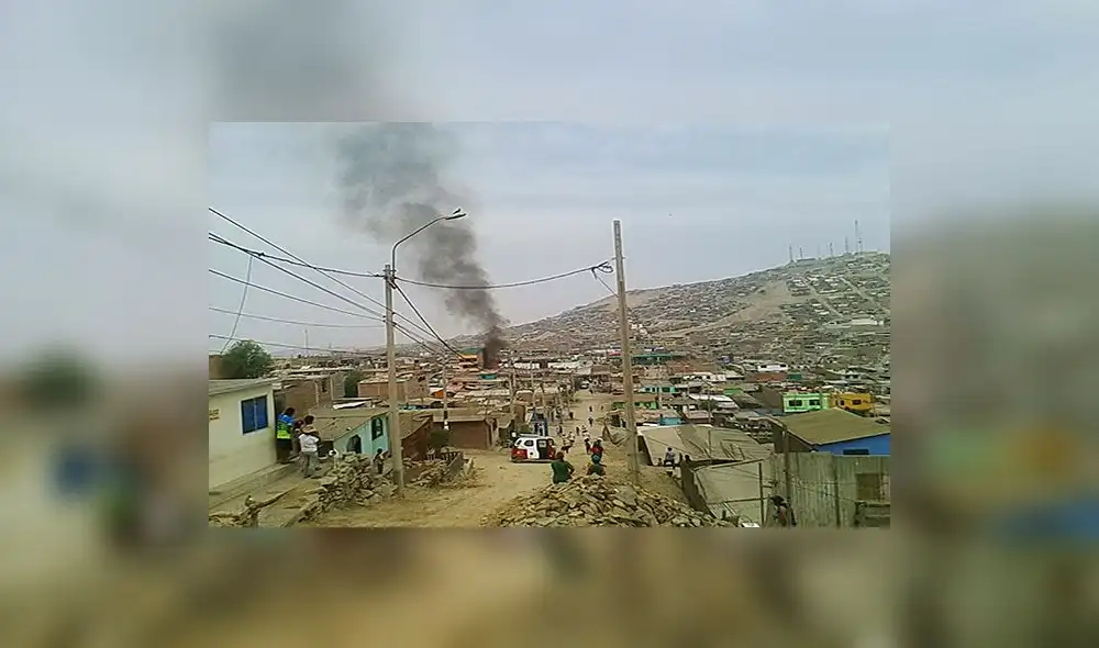 Ventanilla: Se registró un incendio en asentamiento humano 