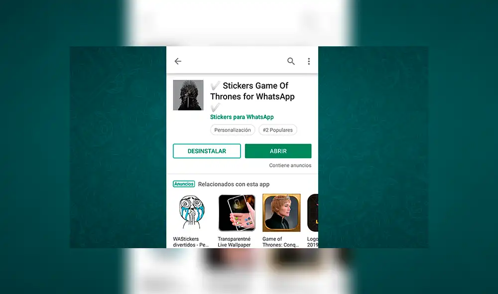WhatsApp: Game of Thrones tiene stickers y así puedes conseguirlos [VIDEO]