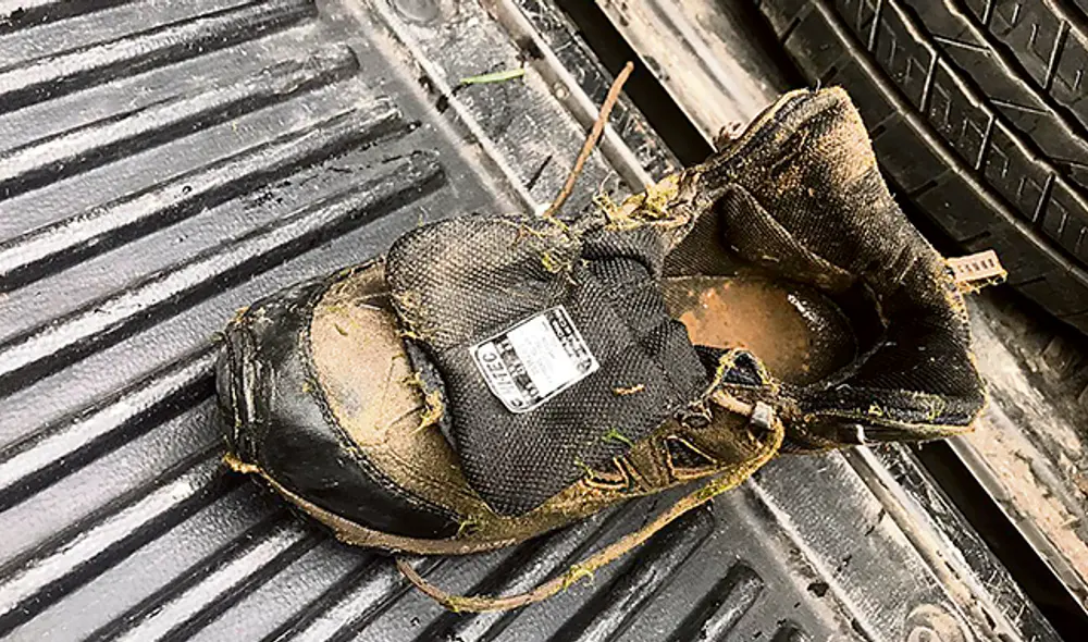 Encuentran casaca y zapatilla de Giacomo Boccoleri en Yauyos