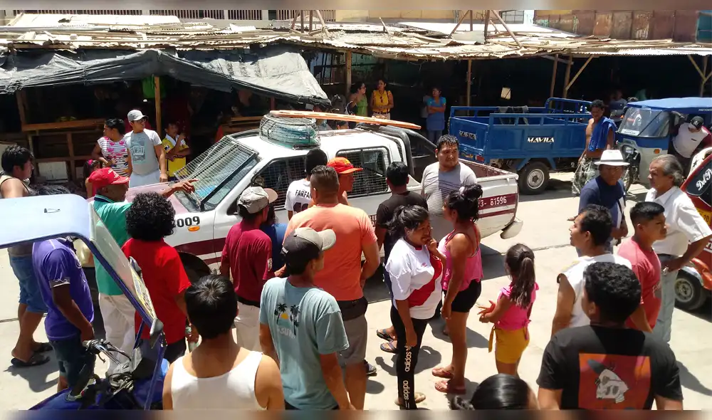 Situación puso en alerta a comerciantes y población.