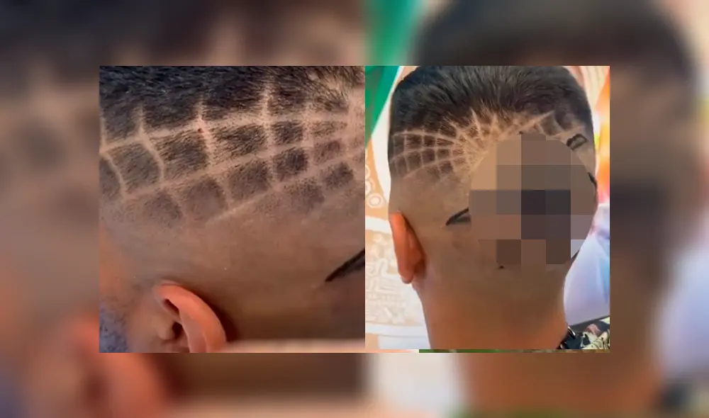 En Facebook se viralizó el curioso cambio de look que hizo un barbero en la cabeza de su cliente. En Facebook se viralizó el curioso cambio de look que hizo un barbero en la cabeza de su cliente.