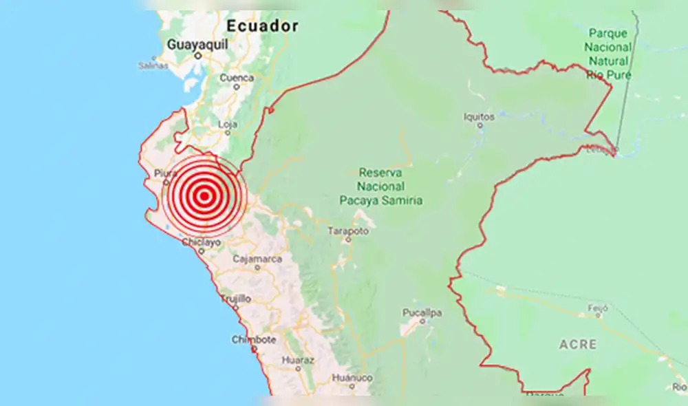 Sismo de magnitud 4.0 remeció Piura esta madrugada