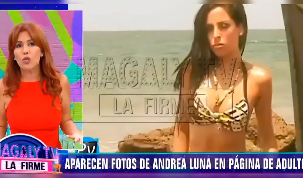 Andrea Luna denuncia filtración de fotografías en sitio web para adultos [VIDEO]
