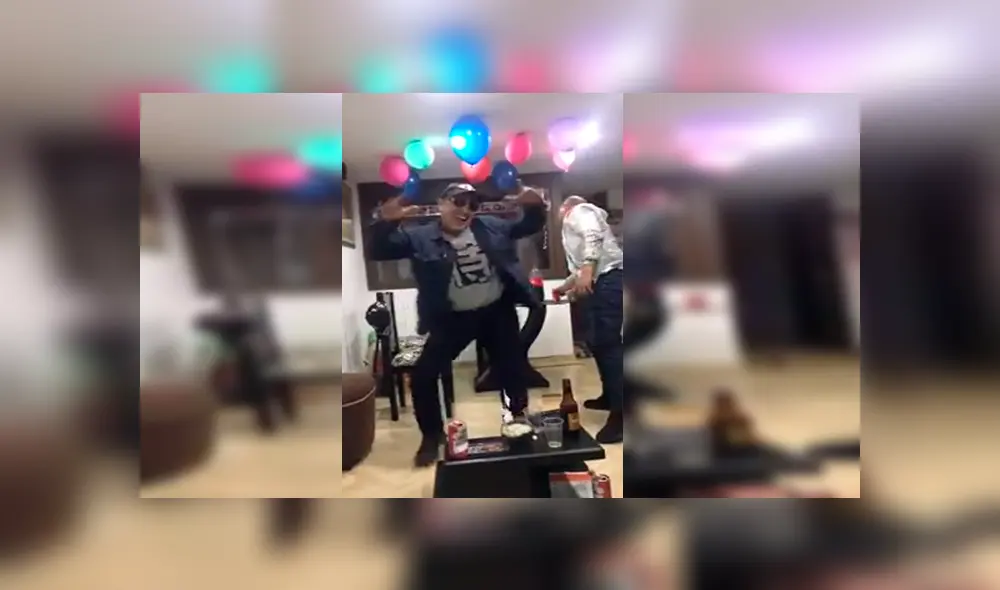 En Facebook, un señor festejó su cumpleaños al lado de sus familiares, pero terminó rompiendo la mesa. En Facebook, un señor festejó su cumpleaños al lado de sus familiares, pero terminó rompiendo la mesa.