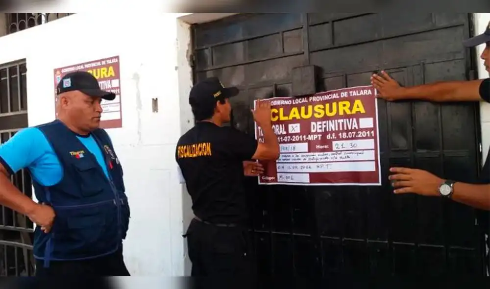 Piura: clausuran definitivamente video pub bar “La Oficina” en Talara