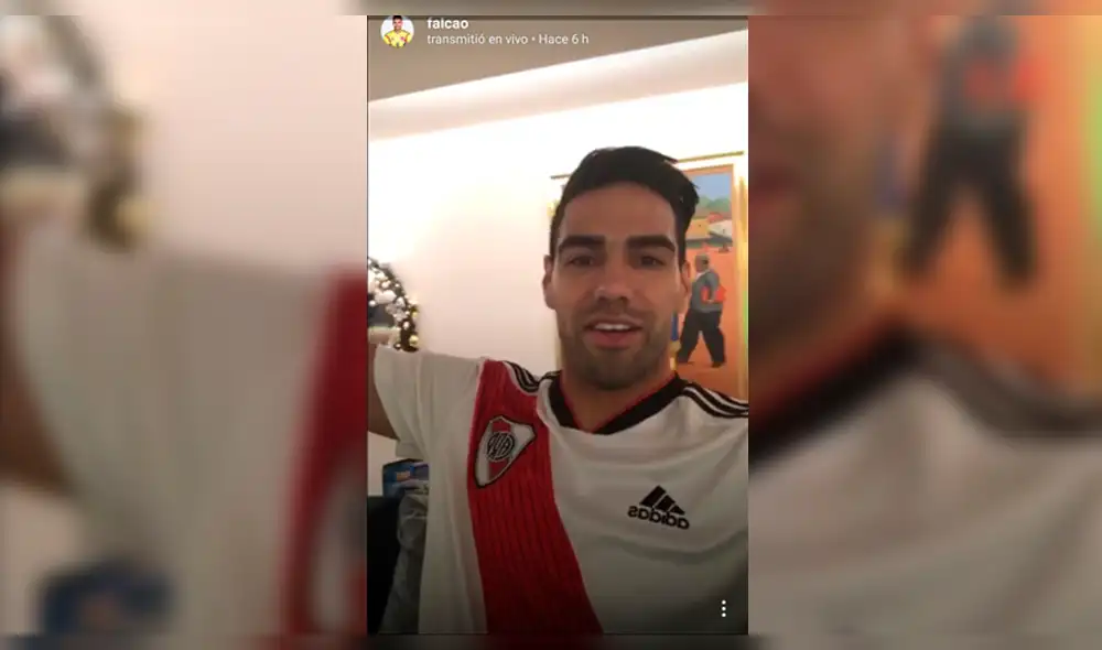 River Plate vs Boca Juniors: Radamel Falcao celebró la victoria del 'Millonario' como el más grande hincha [VIDEO]
