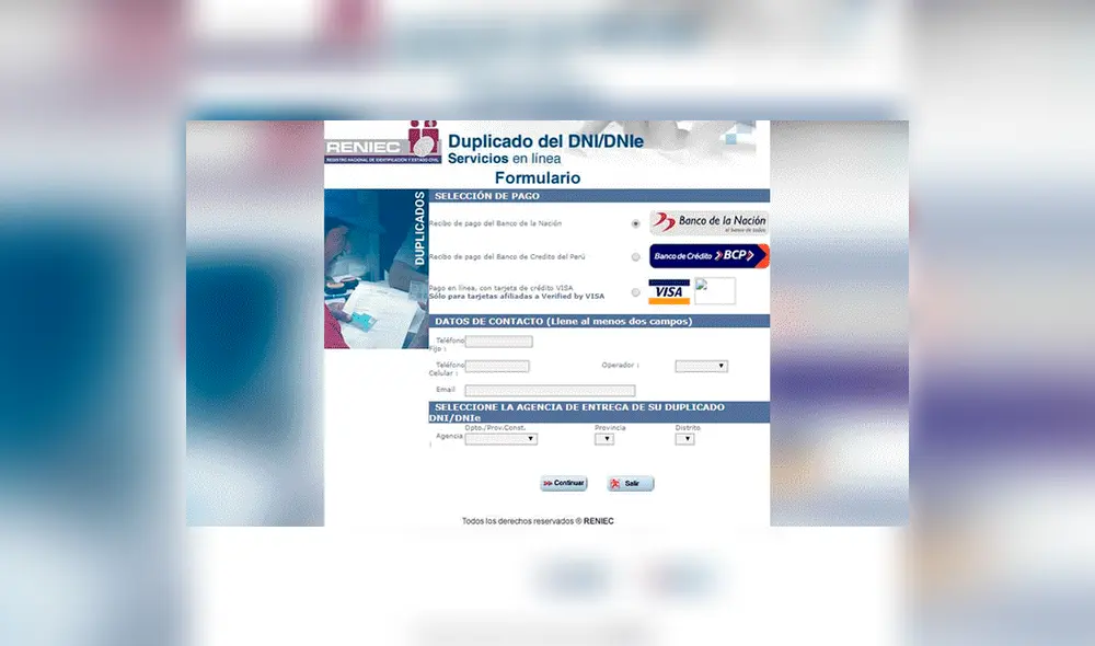 Para tramitar el duplicado del DNI por internet, entra a la página de Reniec, llena tus datos y haz click a enviar. Para tramitar el duplicado del DNI por internet, entra a la página de Reniec, llena tus datos y haz click a enviar.