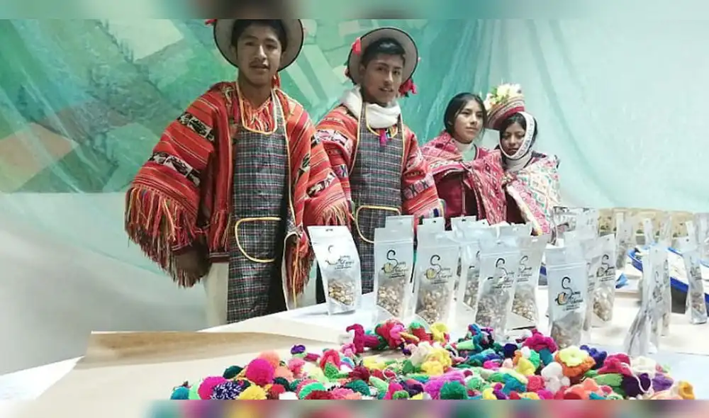Entre lo expuesto se encuentran productos elaborados a base de maíz, carne de cuy, entre otros.