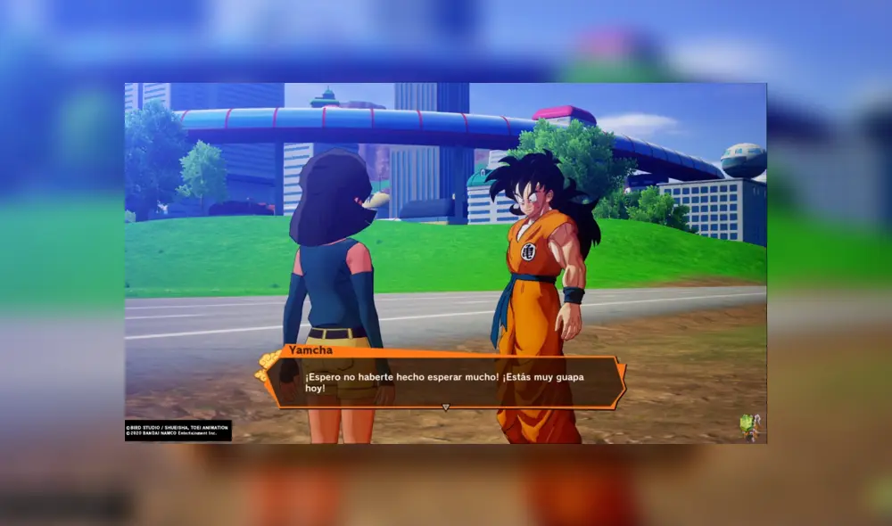 La misión muestra a Yamcha ligando con más de una chica. La misión muestra a Yamcha ligando con más de una chica.