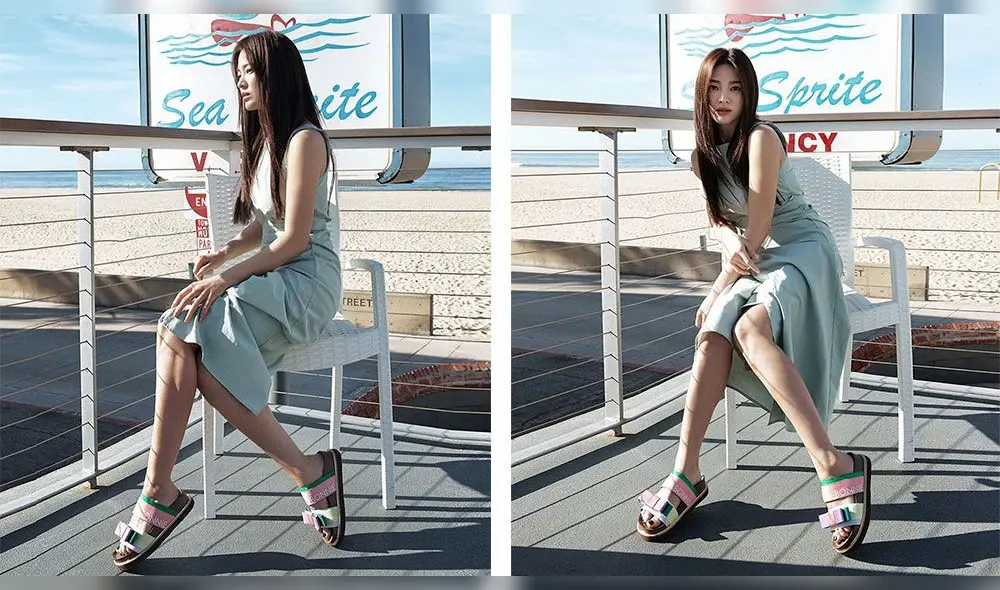 Song Hye Kyo continúa atrayendo la atención de los internautas con sus fotográficas más recientes.