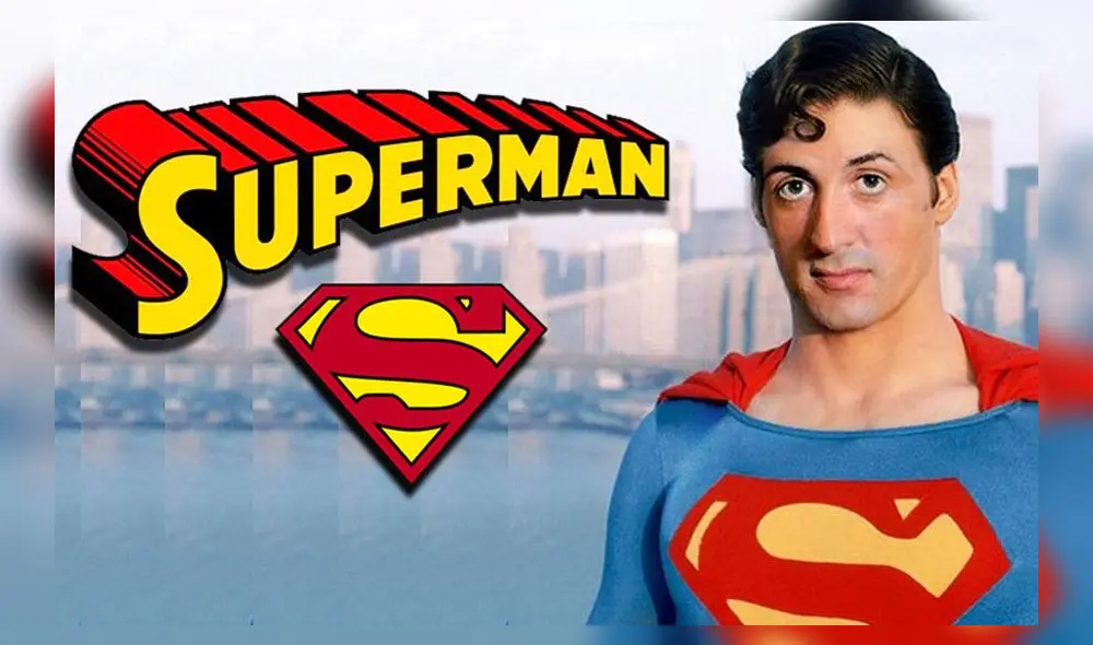 Sylverter Stallone estuvo a punto de ser Superman en la década de los setenta. Créditos: composición