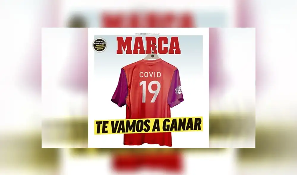 Diario español dedica una portada contra el coronavirus: “Te vamos a ganar” Diario español dedica una portada contra el coronavirus: “Te vamos a ganar”