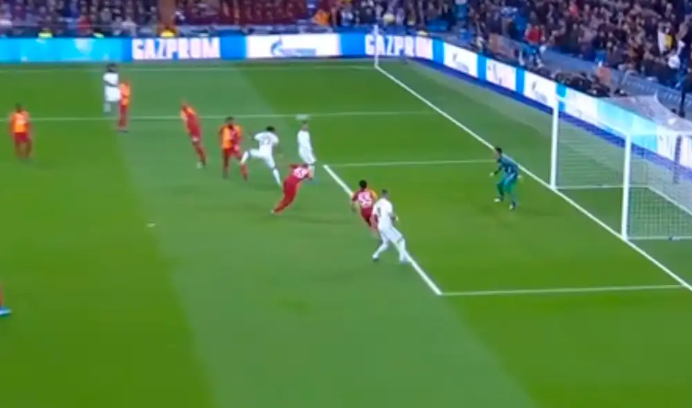 Rodrygo marcó un doblete en el Real Madrid vs. Galatasaray por la Champions League 2019-2020. | Foto: Fox Sports Rodrygo marcó un doblete en el Real Madrid vs. Galatasaray por la Champions League 2019-2020. | Foto: Fox Sports