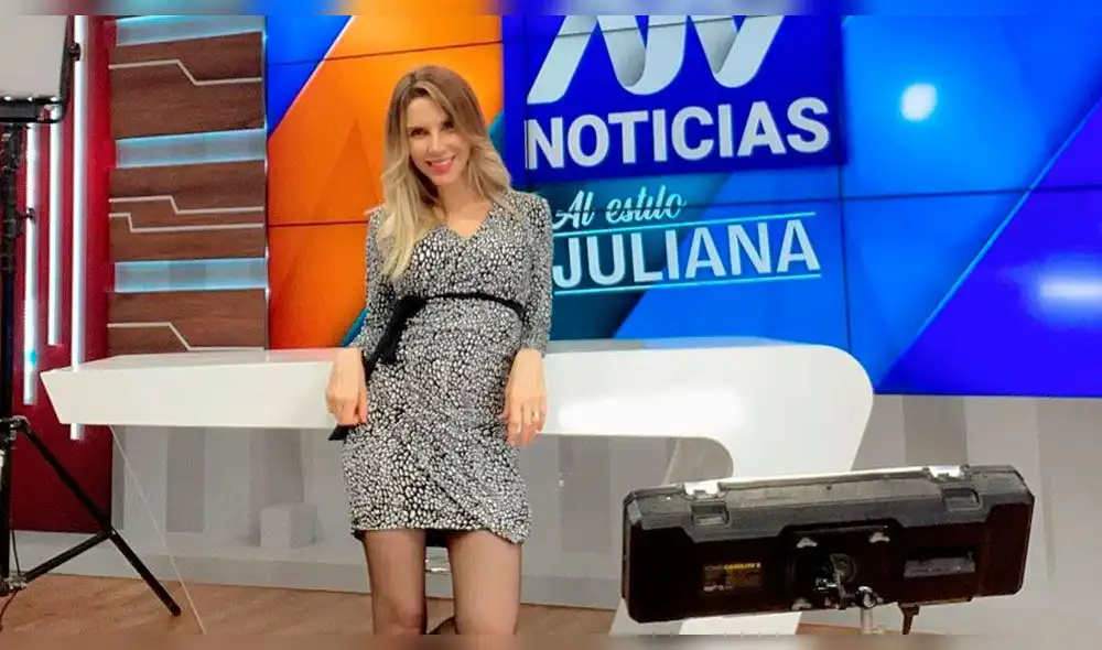 La periodista dejó un mensaje por sus primeros 8 meses en ATV Noticias al estilo Juliana. Foto: Instagram La periodista dejó un mensaje por sus primeros 8 meses en ATV Noticias al estilo Juliana. Foto: Instagram