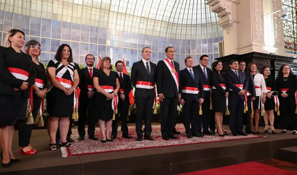 Salvador del Solar dirigió el primer Gabinete Ministerial paritario. Foto: La República. Salvador del Solar dirigió el primer Gabinete Ministerial paritario. Foto: La República.
