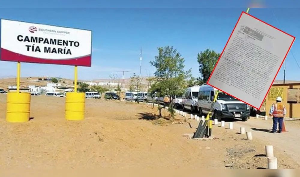 Gobierno autorizó la ejecución de dos componentes para dar inicio al proyecto Tía María.