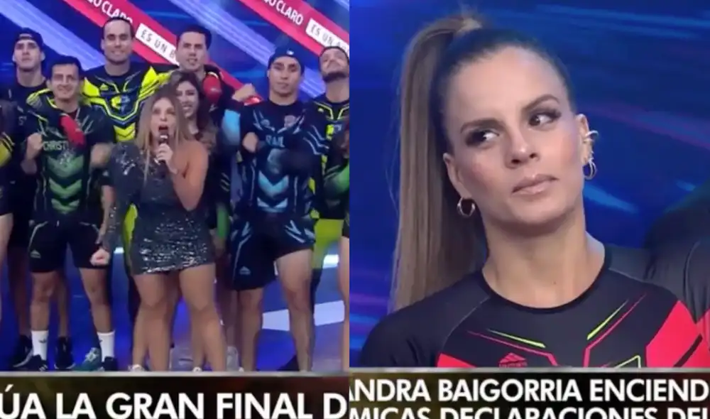 Alejandra Baigorria no da su brazo a torcer y sigue defendiendo a Said Palao. Foto: composición LR/captura América TV