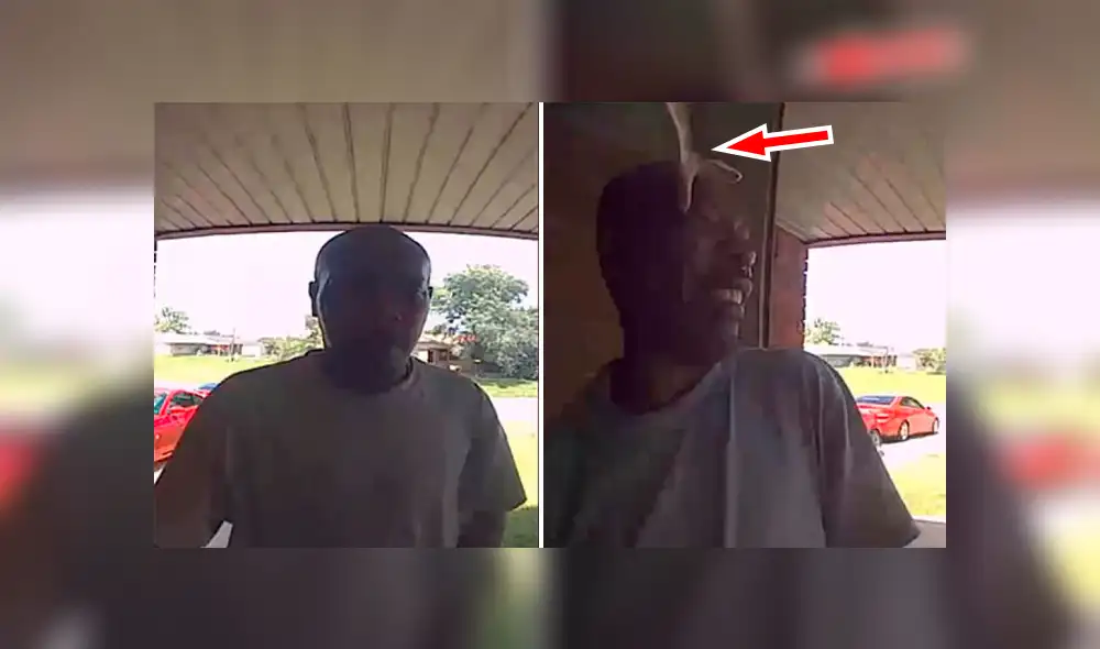 YouTube viral: criatura aparece de su escondite y le muerde la cara a un hombre [VIDEO] 