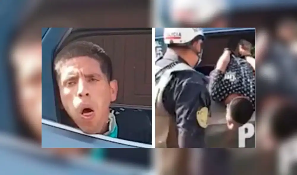 El hombre fue intervenido por el presunto delito de robo. Foto: Captura.