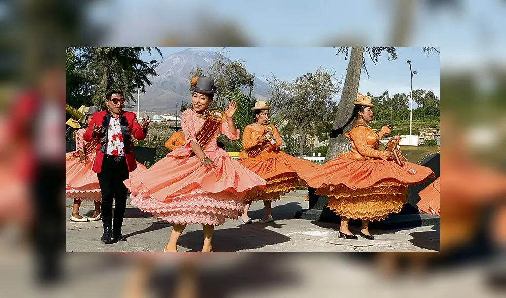 Al pie del misti. Inmigrantes puneños en Arequipa mantienen sus danzas: el grupo Claridad y sus bailarines de morenada.