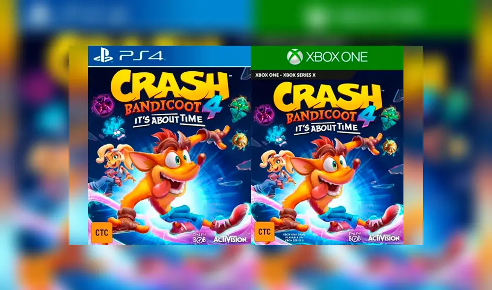 Nuevo videojuego se llamaría Crash Bandicoot 4: It's About Time y llegaría en poco tiempo para PS4. Imagen: Gematsu.