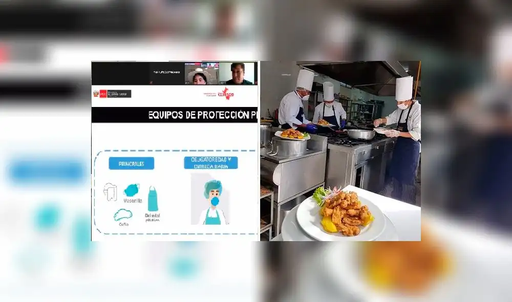De manera remota, capacitaron a propietarios de restaurantes en Puno.