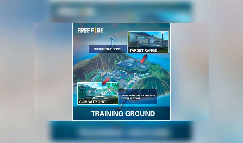 Free Fire ahora tiene un modo de práctica, donde podrás probar armas sin entrar a una partida.