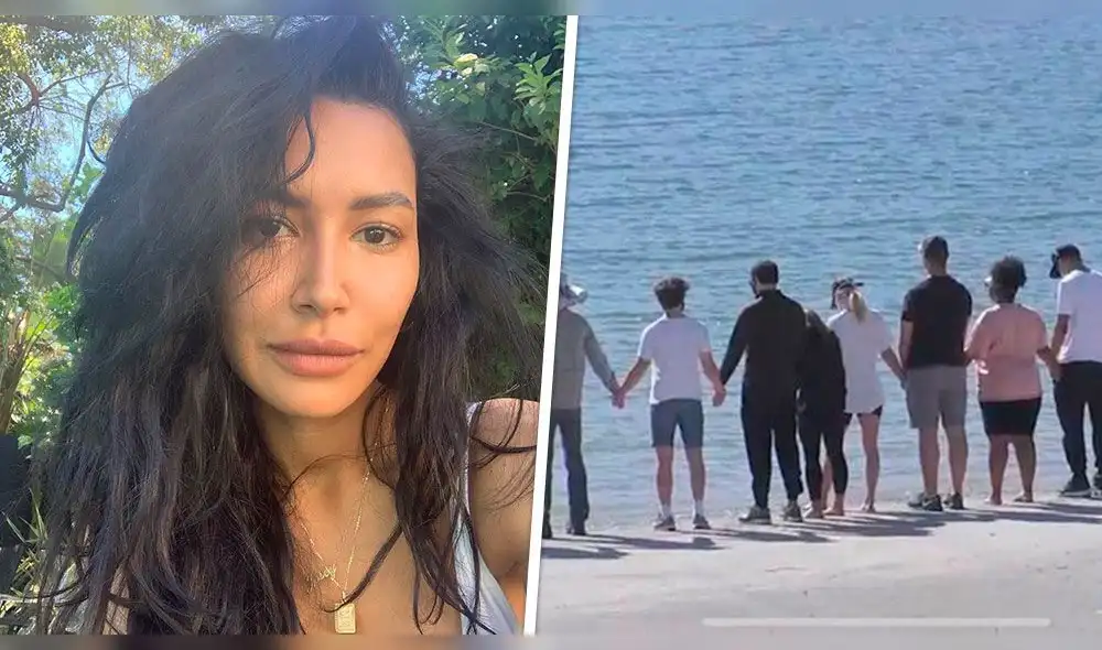 Al borde del lago Piru oraron por la actriz luego de que las autoridades de la zona encontraran un cuerpo. Foto: composición Twitter Al borde del lago Piru oraron por la actriz luego de que las autoridades de la zona encontraran un cuerpo. Foto: composición Twitter