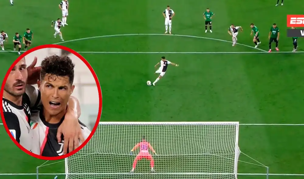 Gol de Cristiano Ronaldo. | Foto: Captura ESPN 2