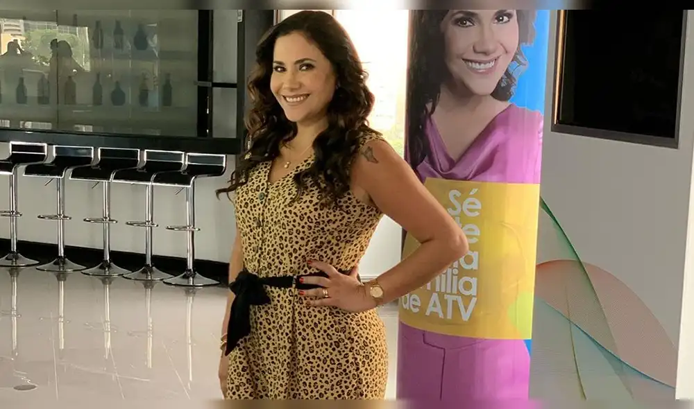 Andrea Llosa obtiene alto rating con su programa en ATV durante cuarentena. Foto: Instagram