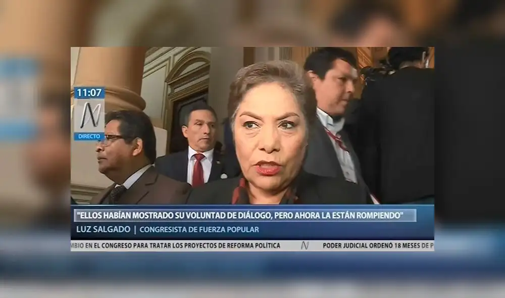 Luz Salgado no dijo que Montesinos estuviera “enamorado” de ella [VIDEO]