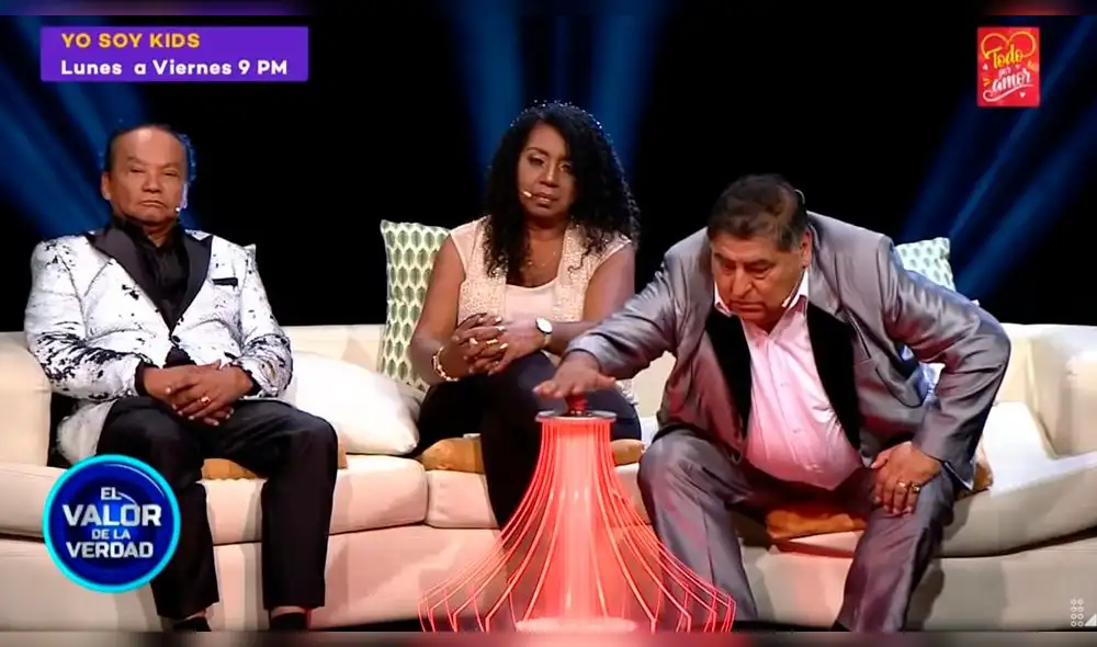 Miguel Barraza evita pregunta sobre su hijo en "El Valor de la Verdad". Foto: Captura