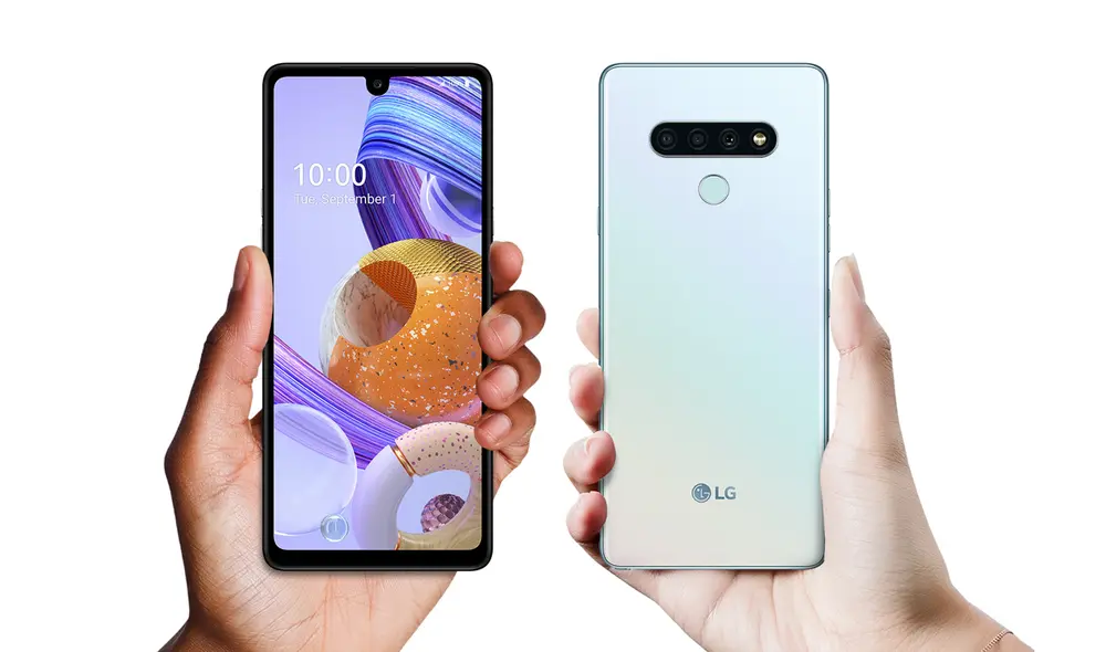 Diseño completo del LG K71. | Foto: LG