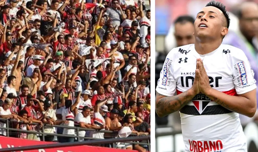 Christian Cueva es pedido por los hinchas de Sao Paulo. | Foto: Sao Paulo/archivo Christian Cueva es pedido por los hinchas de Sao Paulo. | Foto: Sao Paulo/archivo