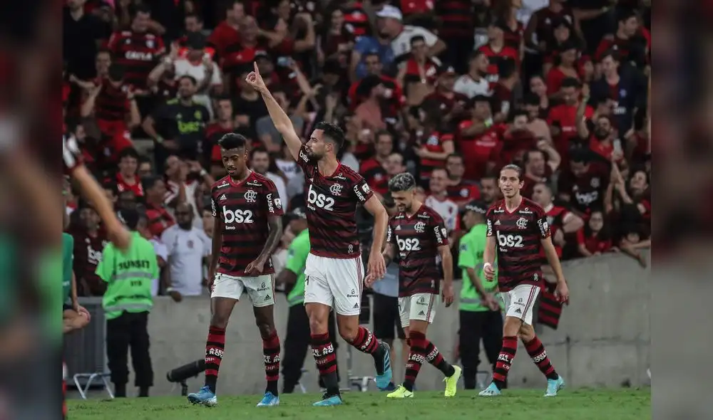 Flamengo le propinó una verdadera paliza a Gremio y volverá a jugar la final de la Libertadores después de 38 años. Foto: EFE. Flamengo le propinó una verdadera paliza a Gremio y volverá a jugar la final de la Libertadores después de 38 años. Foto: EFE.